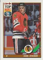 1991 O-Pee-Chee OPC Base Set #172 Karl Dykhuis