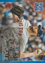 2019 Topps Update 150 Years of Professional Baseball Blue #150-9 Chris Sale