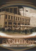 2019 Topps Evolution of Ballpark Black #ES-9 Kauffman Stadium|Municipal Stadium
