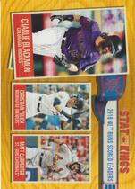 2019 Topps Big League Gold #346 Charlie Blackmon|Christian Yelich|Matt Carpenter