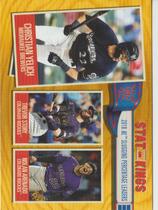 2019 Topps Big League Gold #360 Christian Yelich|Nolan Arenado|Trevor Story