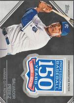 2019 Topps 150th Anniversary Commemorative Patch #AMP-SP Salvador Perez