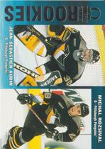 1999 Pacific Omega #194 Michael Rozsiva|Jean-Sabastian S.Aubin