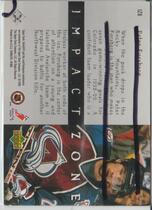 1999 Upper Deck HoloGrFx Impact Zone #IZ6 Peter Forsberg