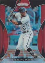 2019 Panini Prizm Prizm Red #73 Starling Marte
