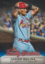 2019 Topps Update The Family Business Blue #FB-7 Yadier Molina