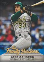 2019 Topps Update The Family Business Blue #FB-13 Jose Canseco