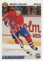 1991 Upper Deck Base Set #328 Mathieu Schneider