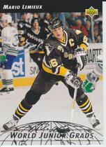 1992 Upper Deck World Junior Grads #WG11 Mario Lemieux