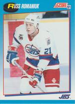 1991 Score Canadian (Bilingual) #627 Russ Romaniuk
