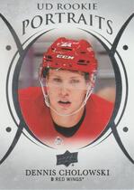 2018 Upper Deck UD Portraits Series 2 #P-55 Dennis Cholowski