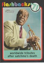 2020 Topps Heritage News Flashbacks #NF-15 Louie Armstrong Passes Away
