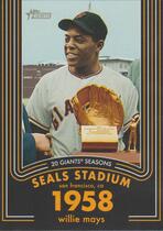 2020 Topps Heritage 20 Gigantic Seasons #8 Willie Mays