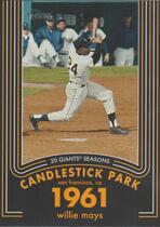 2020 Topps Heritage 20 Gigantic Seasons #11 Willie Mays