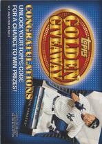 2012 Topps Golden Giveaway Code Cards Redeemed Series 2 #GGC19 Derek Jeter