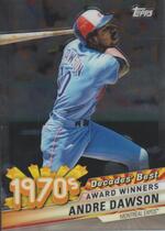 2020 Topps Decades Best Chrome Series 2 #DBC-33 Andre Dawson