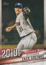 2020 Topps Decades Best Series 2 #DB-97 Zack Greinke