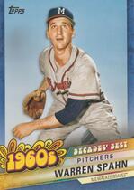 2020 Topps Decades Best Blue Series 2 #DB-16 Warren Spahn