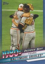 2020 Topps Decades Best Blue Series 2 #DB-60 Baltimore Orioles