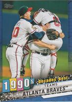 2020 Topps Decades Best Blue Series 2 #DB-74 Atlanta Braves