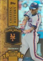 2013 Topps Chasing History Holofoil Gold Retail Series 2 #CH-89 Darryl Strawberry