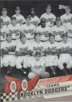 2020 Topps Decades Best Chrome Series 2 #DBC-7 Brooklyn Dodgers