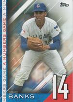 2020 Topps Update A Numbers Game #NG-19 Ernie Banks