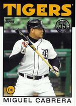 2021 Topps 1986 Topps 35th Anniversary #86B-26 Miguel Cabrera