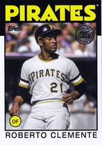 2021 Topps 1986 Topps 35th Anniversary #86B-61 Roberto Clemente