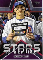 2021 Topps Stars in Service #SIS-6 Anthony Rizzo