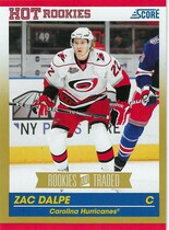 2010 Score Rookies & Traded Gold #595 Zac Dalpe