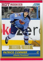 2010 Score Rookies & Traded Gold #615 Patrice Cormier