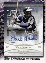 2021 Topps Through the Years #TTY-15 Hank Aaron