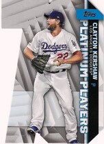 2021 Topps Platinum Players Die-Cuts #PDC-9 Clayton Kershaw