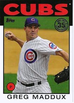 2021 Topps 1986 Topps 35th Anniversary #86B-25 Greg Maddux