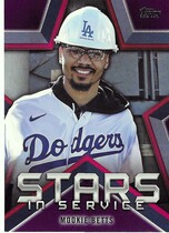 2021 Topps Stars in Service #SIS-7 Mookie Betts