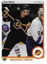 1990 Upper Deck Base Set #518 Gino Odjick