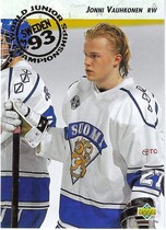 1992 Upper Deck Base Set #619 Jonni Vauhkonen