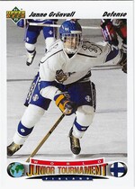 1991 Upper Deck Base Set #672 Janne Gronvall