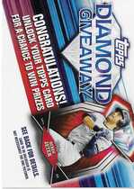 2011 Topps Diamond Giveaway Redeemed Series 1 #TDG7 Derek Jeter