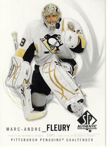 2009 SP Authentic #29 Marc-Andre Fleury