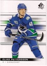 2019 SP Authentic #79 Elias Pettersson