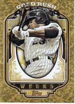 2012 Topps Gold Rush Redemption Series 2 #63 Rickie Weeks