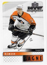 1999 Upper Deck MVP SC Edition Silver Script #133 Simon Gagne