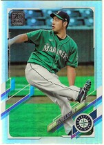 2021 Topps Rainbow Foil Series 2 #366 Yusei Kikuchi