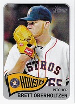 2014 Topps Heritage #80 Brett Oberholtzer