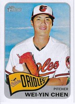 2014 Topps Heritage #86 Wei-Yin Chen