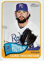 2014 Topps Heritage #192 Luke Hochevar