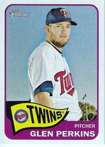 2014 Topps Heritage #341 Glen Perkins