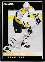 1992 Pinnacle Base Set #300 Mario Lemieux